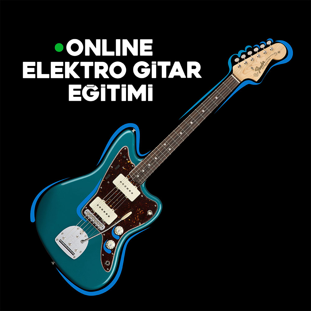 Uzaktan Birebir Online Elektro Gitar Eğitimi (1 Aylık 4 Ders Eğitim Paketi)